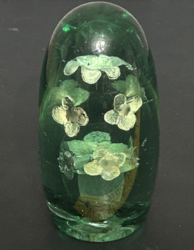 Antique floral green - antique,